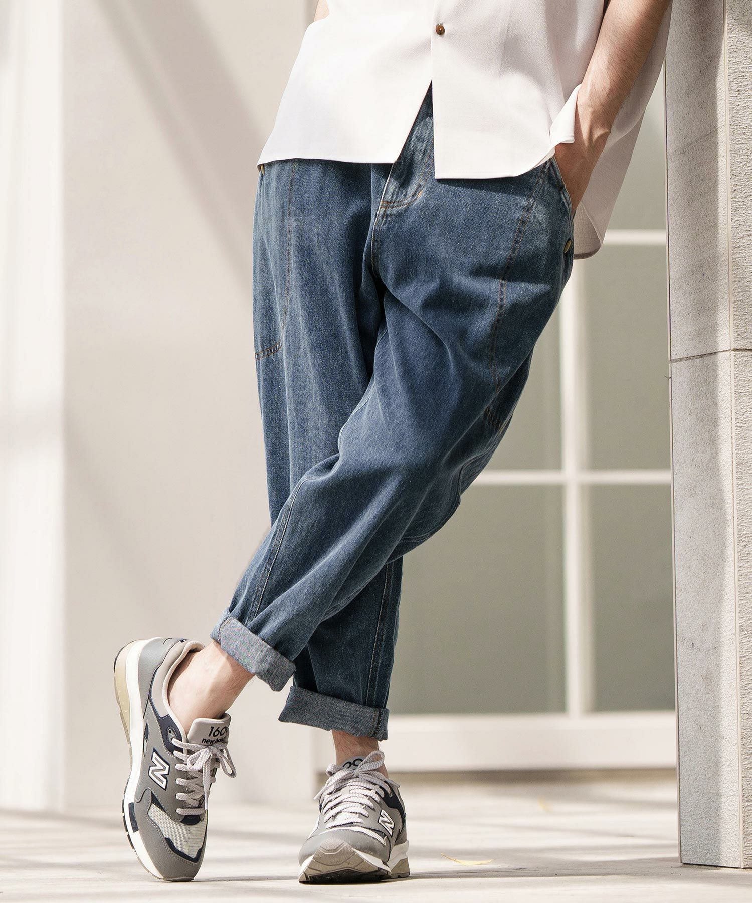 CAMBIO(カンビオ)】デニム変形ブッシュバルーンパンツ(C10007