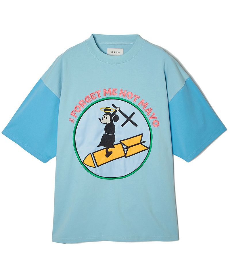 50%OFF【MAYO(メイヨー)】FORGET ME NOT MAYO Embroidery short Sleeve