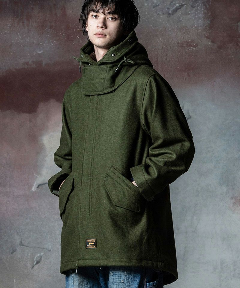 glamb(グラム)】High Neck Mods Coat ハイネックモッズコート(GB0324