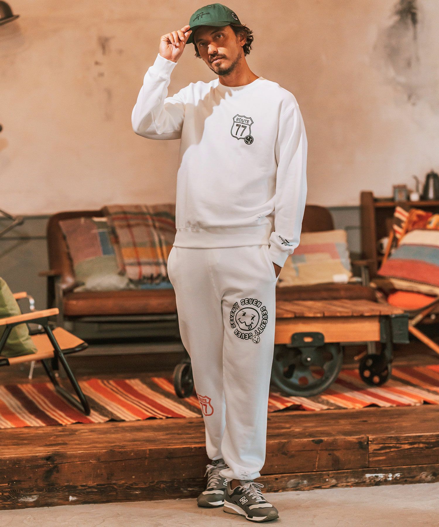 30%OFF【seventy seven(セブンティセブン)】middle onz sweat shirts