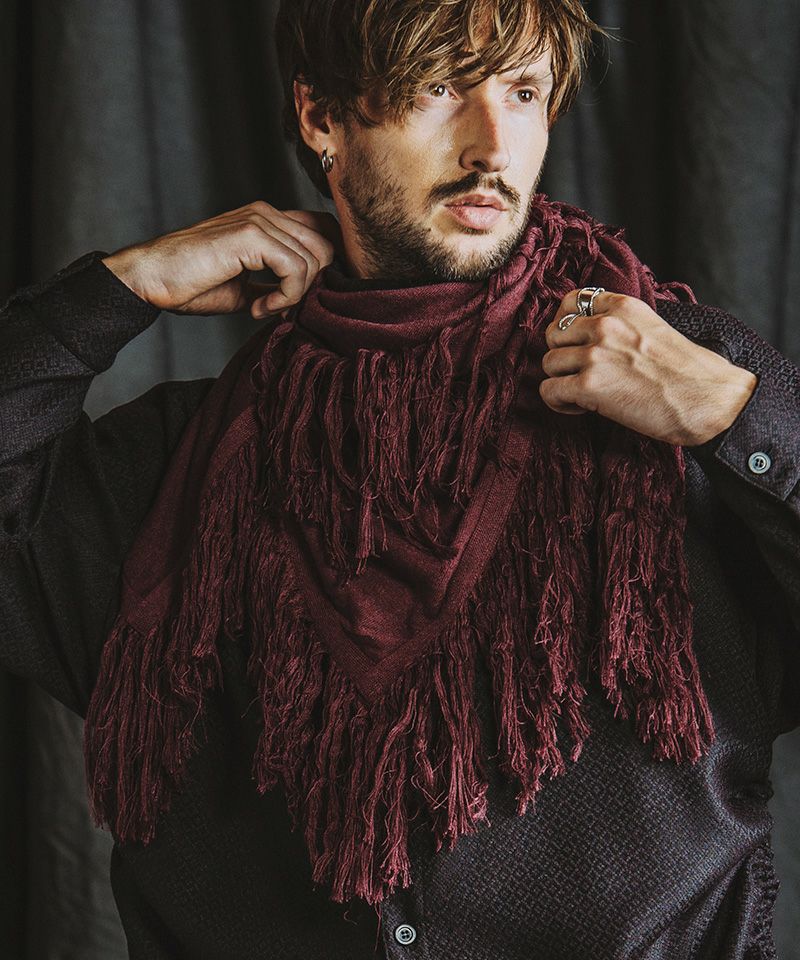 30%OFF【NO ID.(ノーアイディー)】 ﾌﾘﾝｼﾞﾆｯﾄｽﾄｰﾙ(855010-906Z