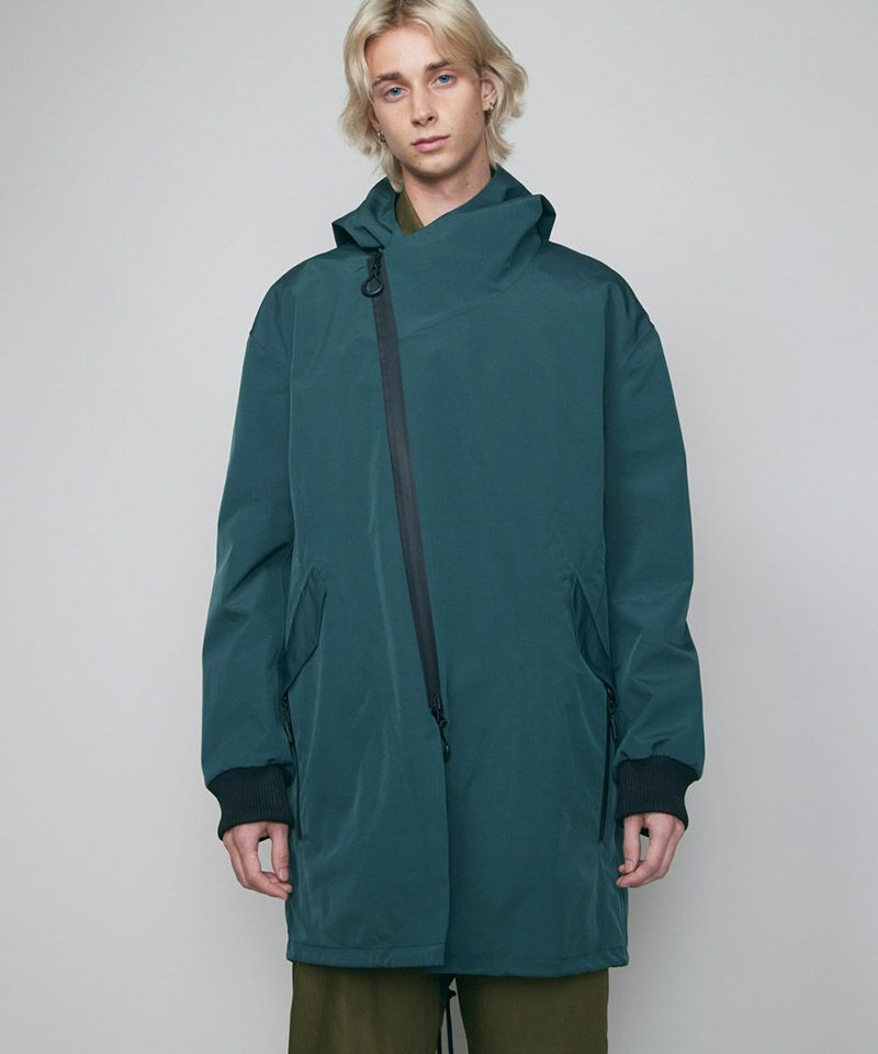 50%OFF【rehacer(レアセル)】 Slant 3 Layer Mods Coat モッズコート