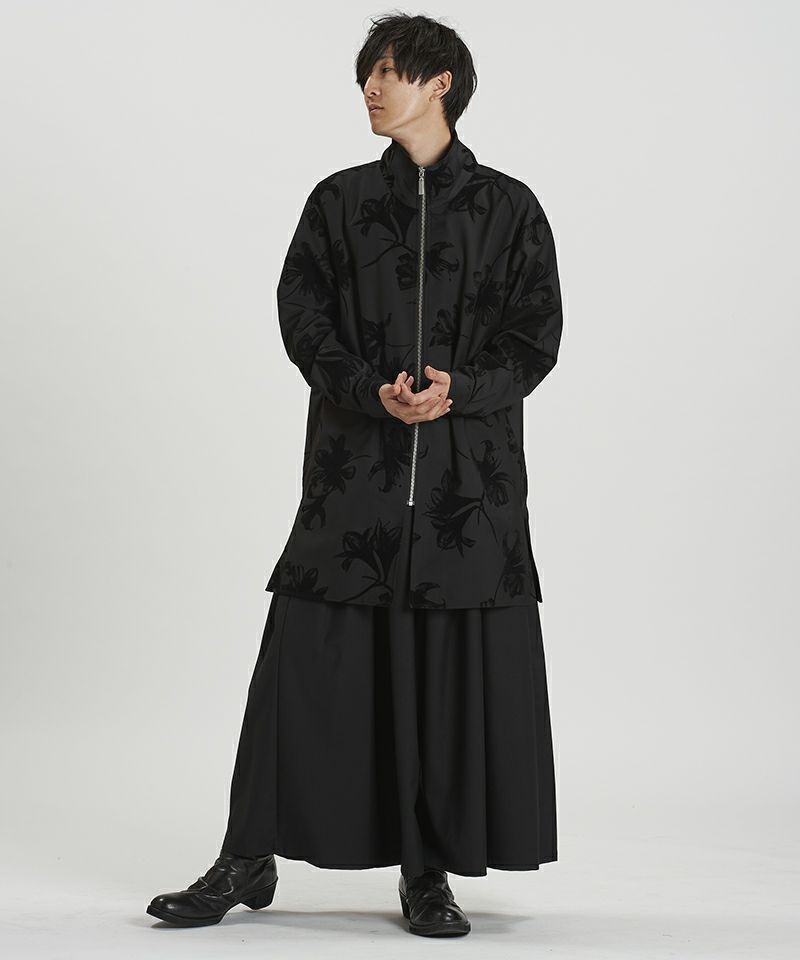 30%OFF【NO ID.(ノーアイディー)】 ZIPﾛﾝｸﾞSH シャツ(457006-043S