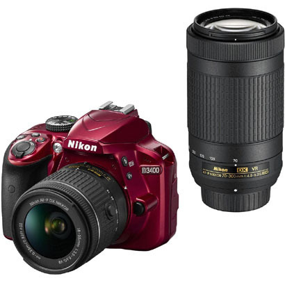 ニコン(Nikon) D3400 ダブルズームキット レッドの買取価格｜ナニワ