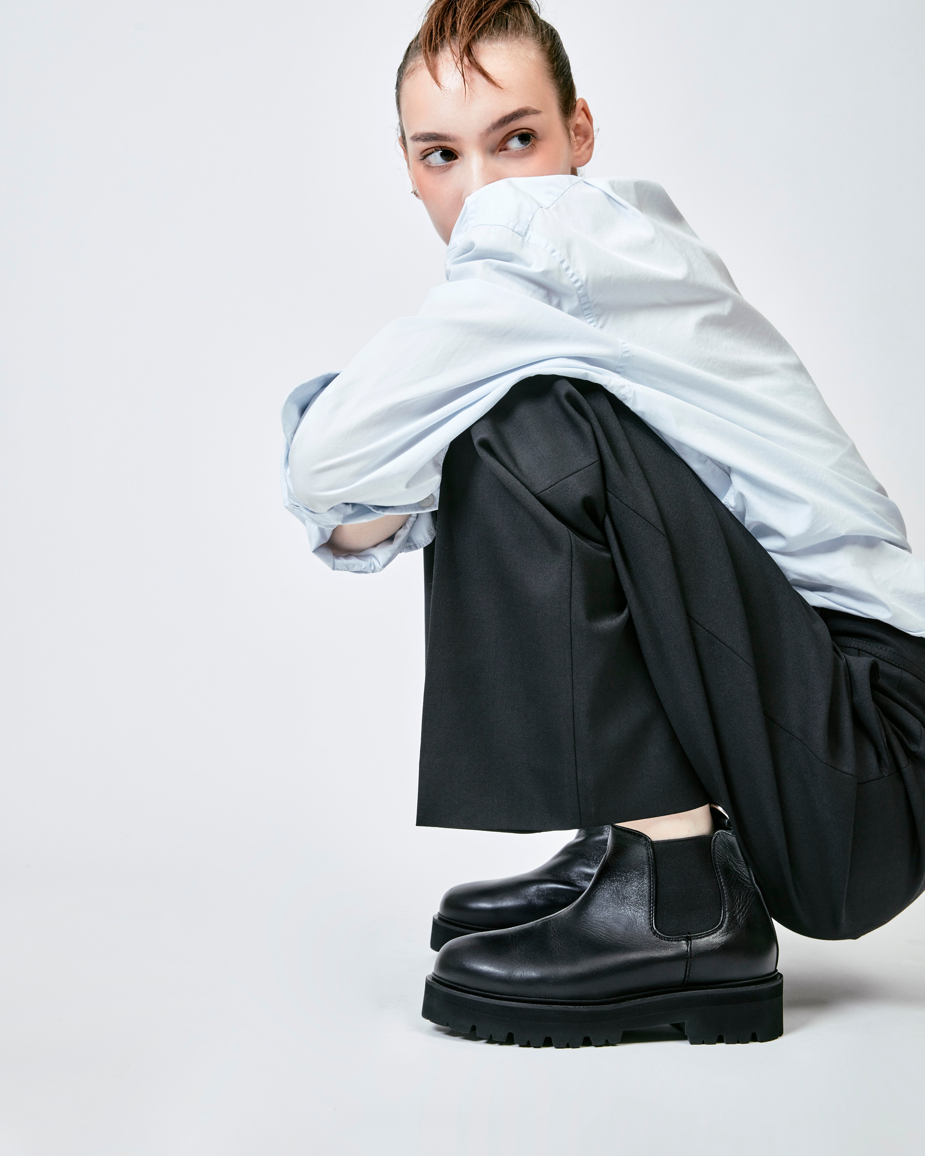 SHORT SIDE GOA BOOTS BLACK – caminando.jp