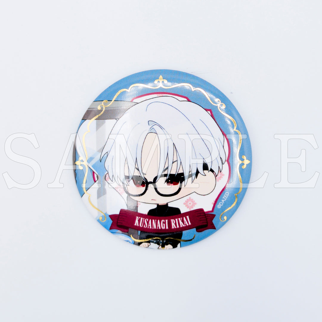 超人的シェアハウスストーリー『カリスマ』 箔押し缶バッジ