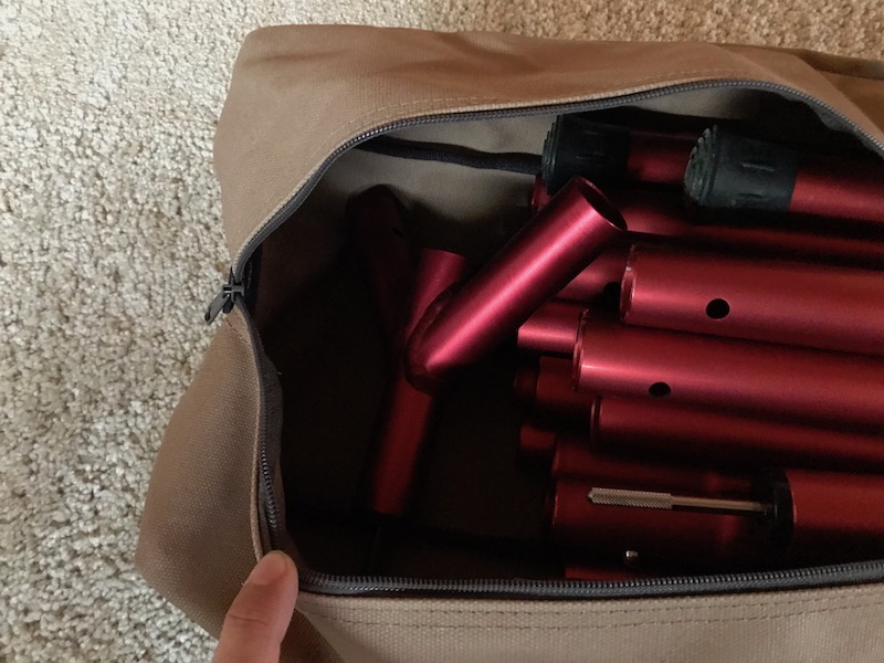 スノーピークのポールキャリングケースは収納力抜群！ 20本以上ポール