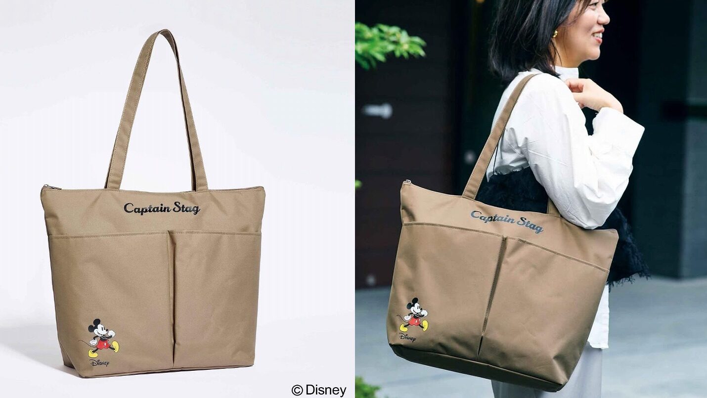キャプテンスタッグの「ミッキーマウスデザイン BIGトート」が付録
