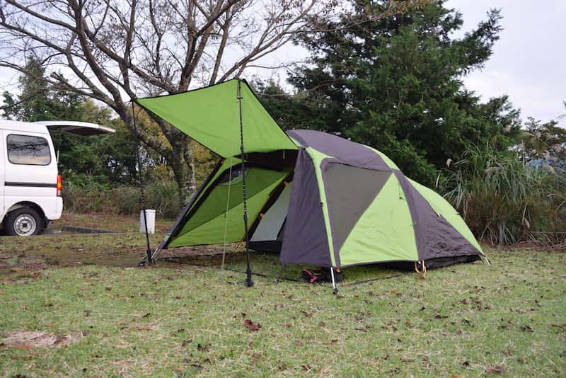 コールマンのツーリングドームテントでのソロキャンプがマジで快適