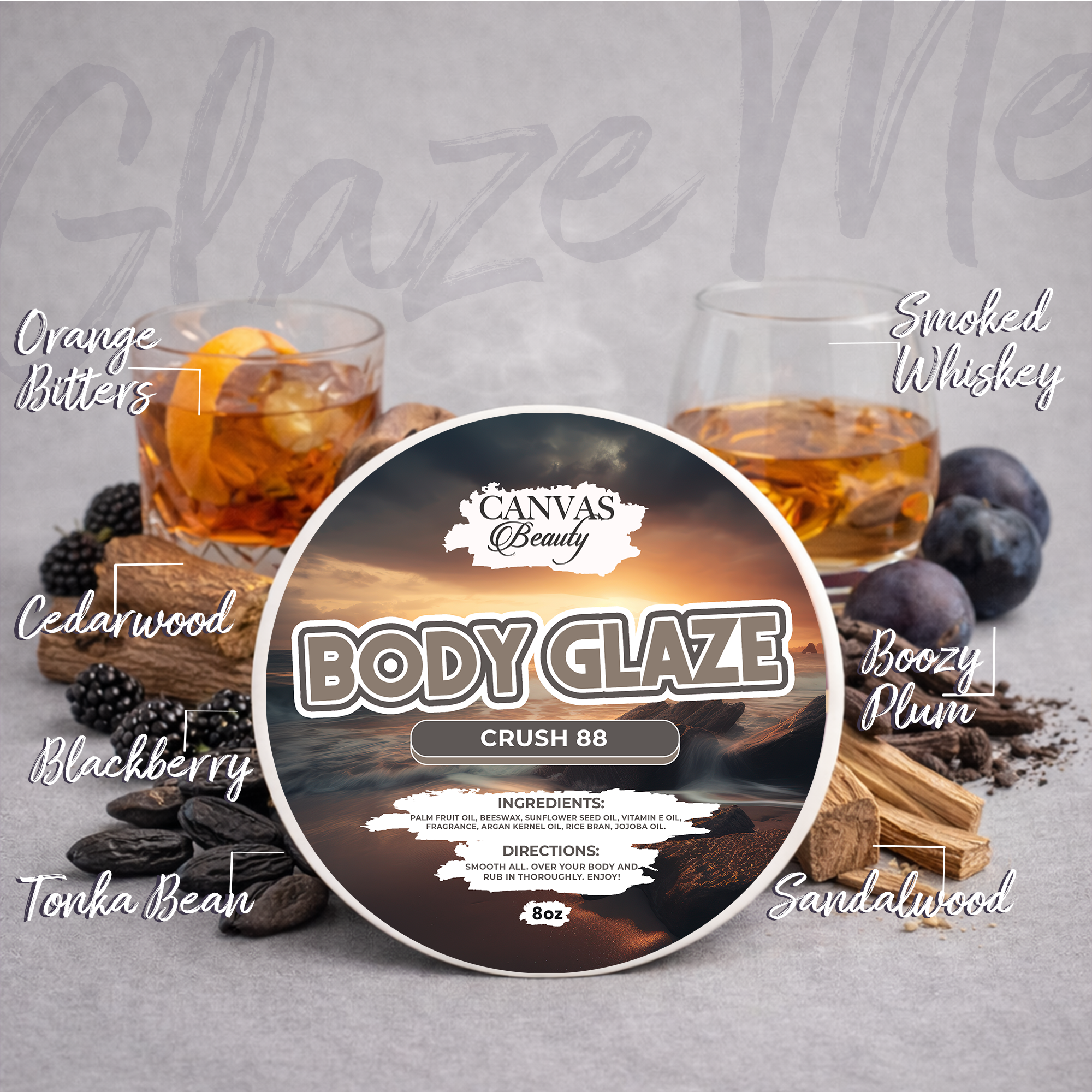 NEW) BODY GLAZE: CRUSH 88 – CANVAS BEAUTY BRAND