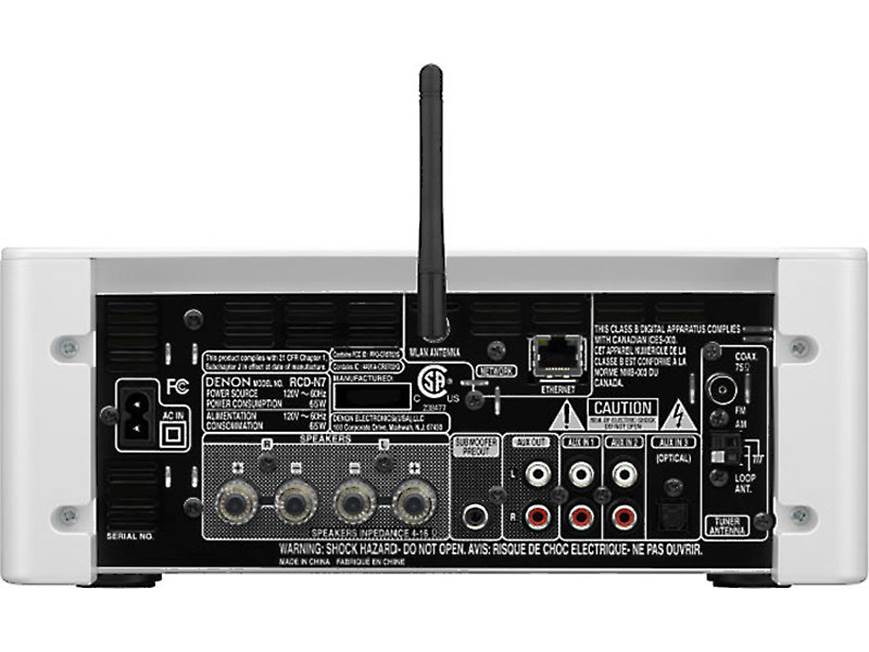 Denon RCD-N7 (Black) AM/FM/CD/Internet radio receiver with built