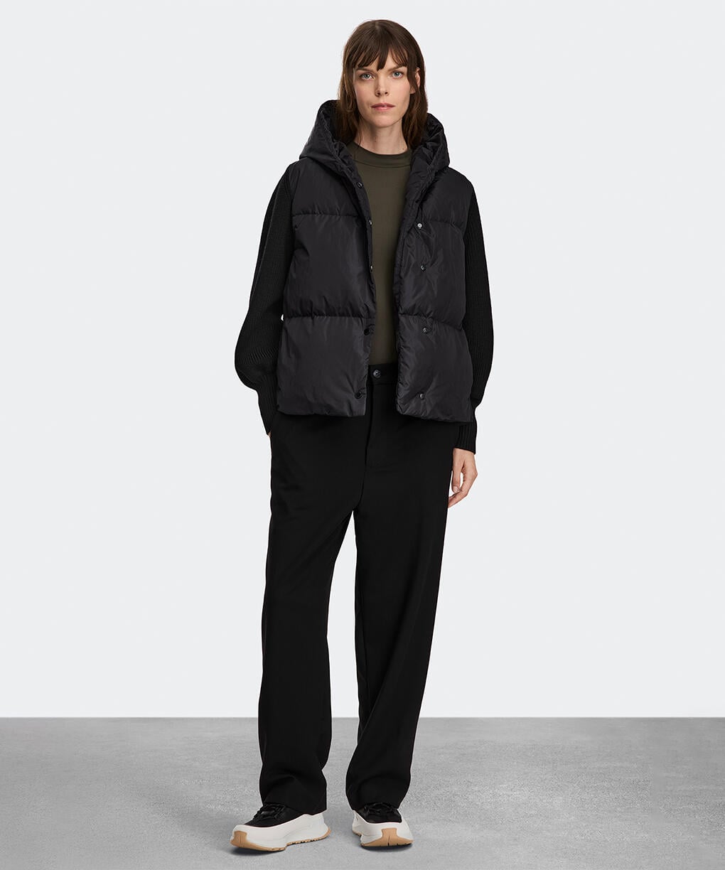 ハイブリッジ アストリア ニット フーディー(9202W)｜カナダグース