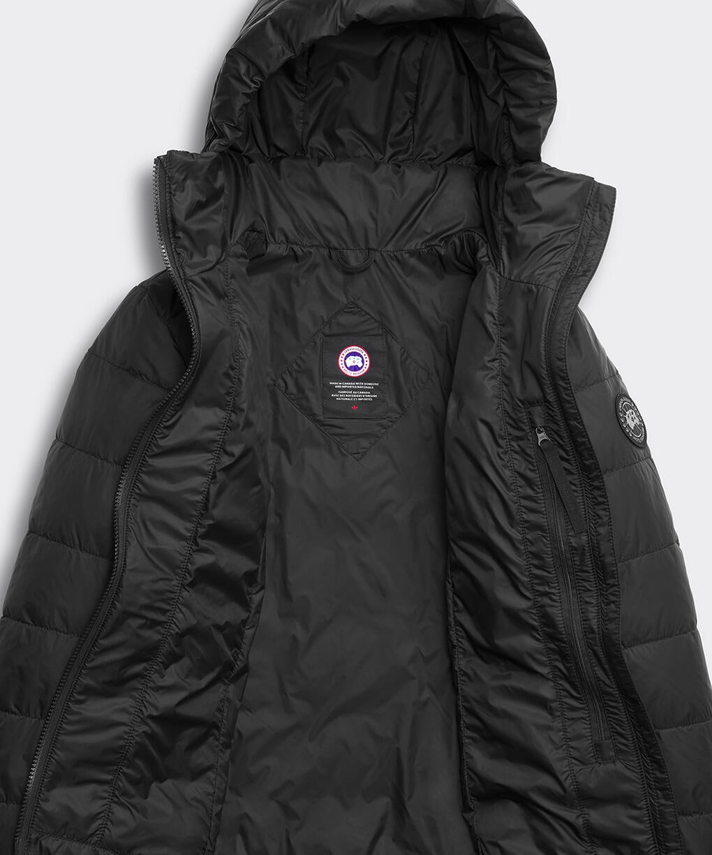 アボット フーディー ブラックレーベル(2220LB)｜カナダグース (CANADA