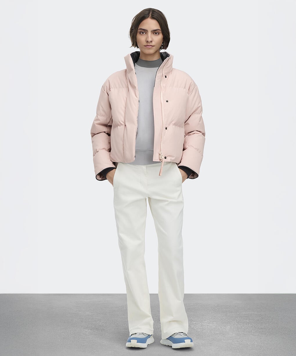 グランビュー クロップド ジャケット トーナルレーベル(2266WT