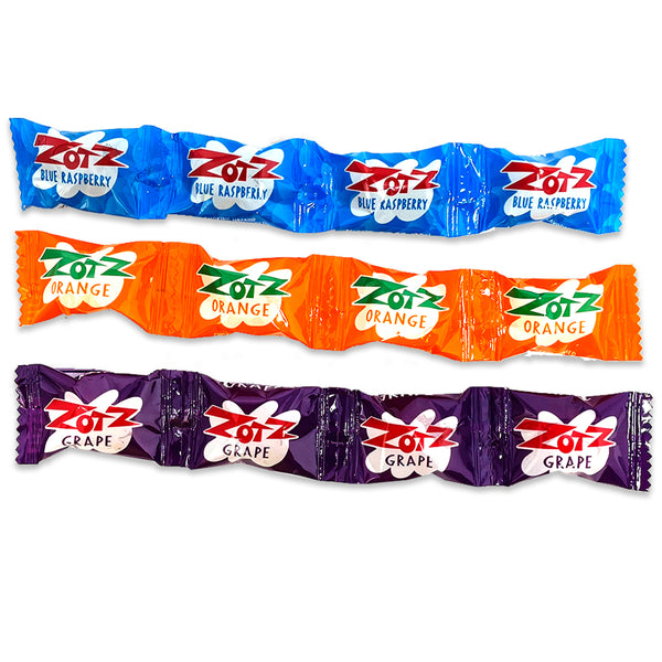 Zotz - Fizz Power Candy - Blue Raspberry-Orange-Grape – Candy