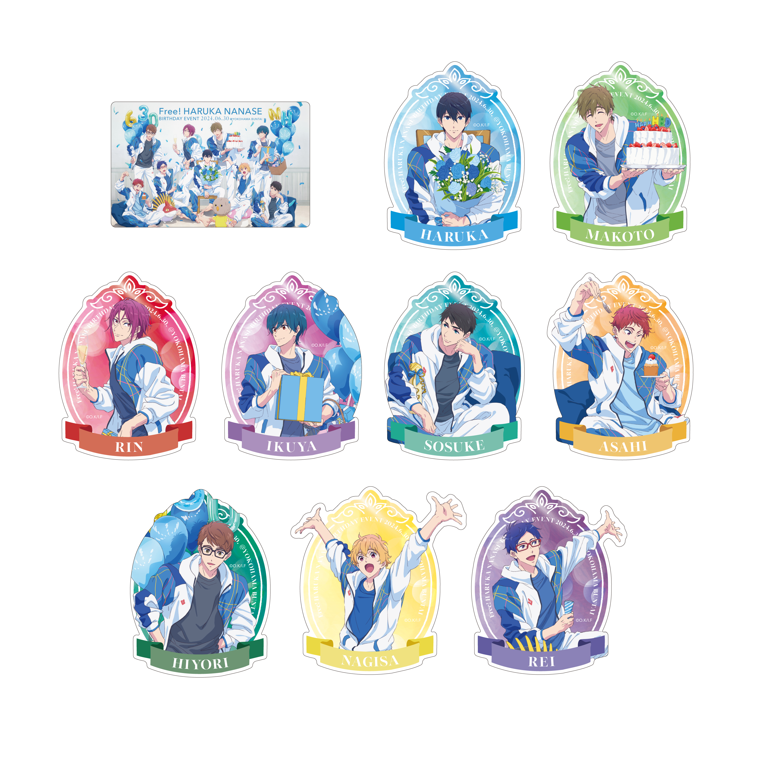 ミニフォトカード（第2弾） ランダム 120種(Free! HARUKA NANASE