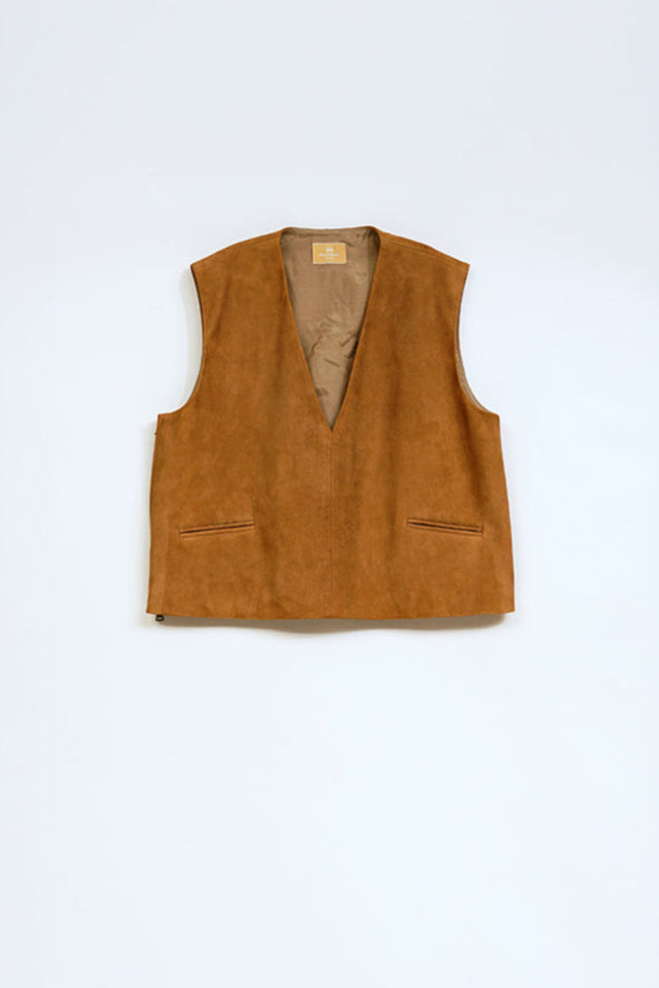 ナイジェル・ケーボン】WOMAN / シープスエード ベスト / SHEEP SUEDE