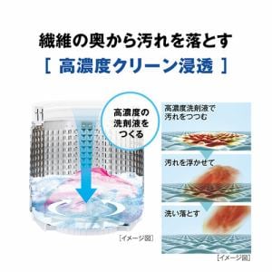 アクア 全自動洗濯機 洗濯：6.0kg 簡易乾燥 幅52.5cm 3Dアクティブ洗浄