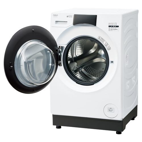 アクア ドラム洗濯機 左開き 洗濯12.0kg 乾燥6.0kg 幅59.5cm お湯洗い
