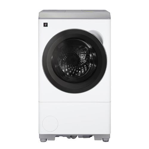 シャープ ドラム式洗濯機 左開き 洗濯12.0kg 乾燥6.0kg 幅64cm 自動お