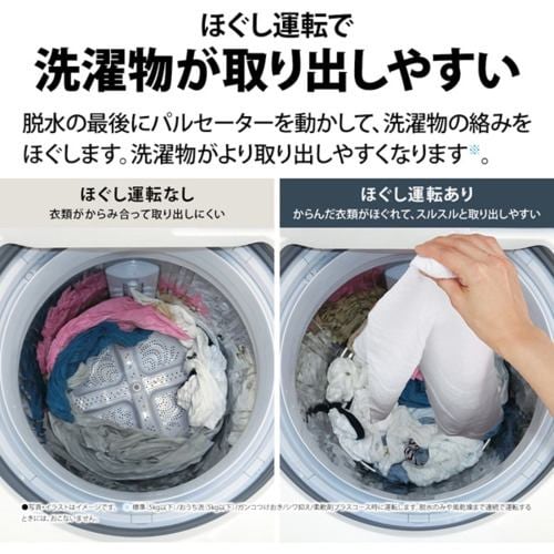 シャープ ES-GV7K-W 全自動洗濯機 (洗濯7.0kg) | ヤマダウェブコム