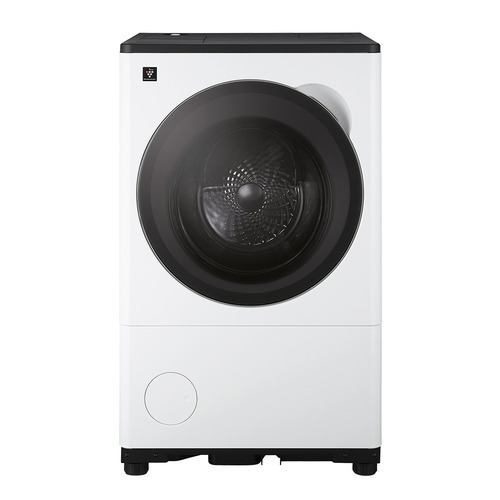 シャープ ES-8XS1-WL ドラム式洗濯機 左開き 洗濯8.0kg 乾燥4.0kg 幅