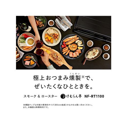 パナソニック NF-RT1100-K スモーク&ロースター けむらん亭 ブラック