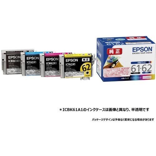 EPSON IC4CL6162B インクカートリッジ 4色パック | ヤマダウェブコム