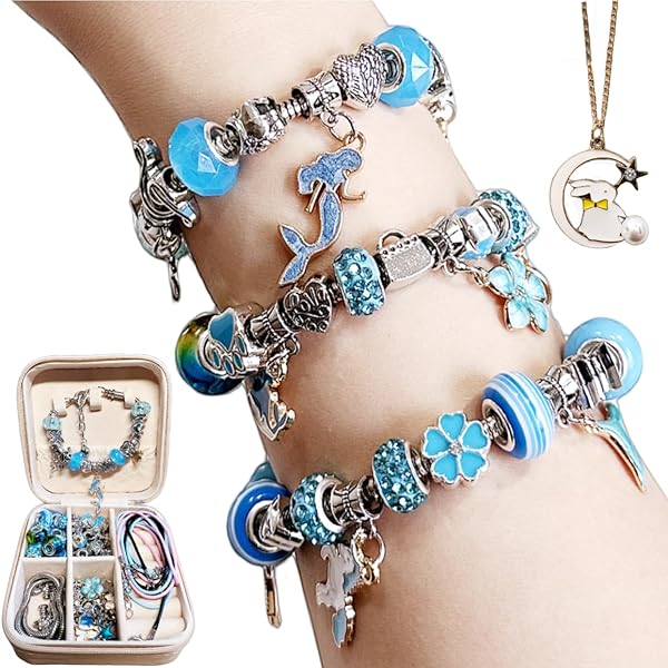 ヤマダモール | Ligwon アクセサリーキット ビーズ ブレスレット 67点