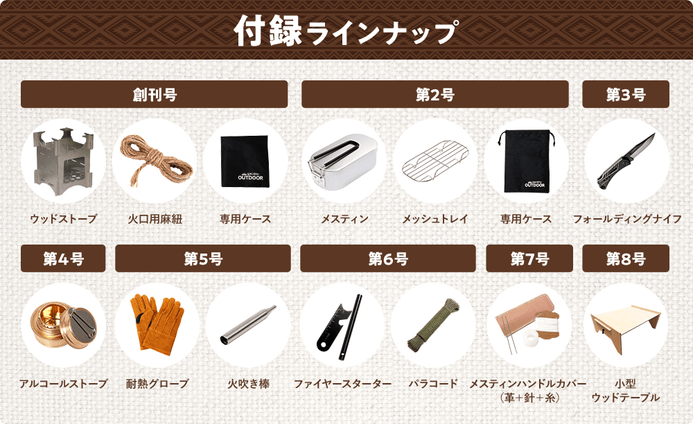 ENJOY! OUTDOOR エンジョイ!アウトドア：ホーム | アシェット