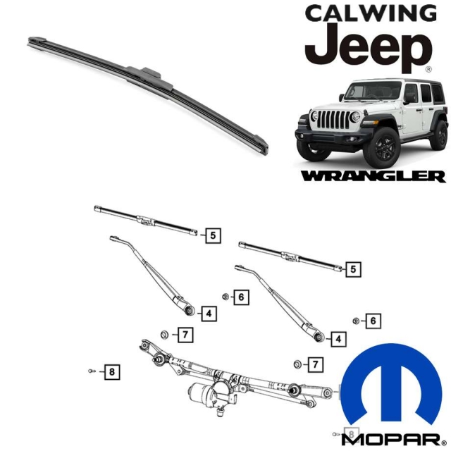 18y- ジープ ラングラー JL | ワイパーブレード フロント MOPAR純正
