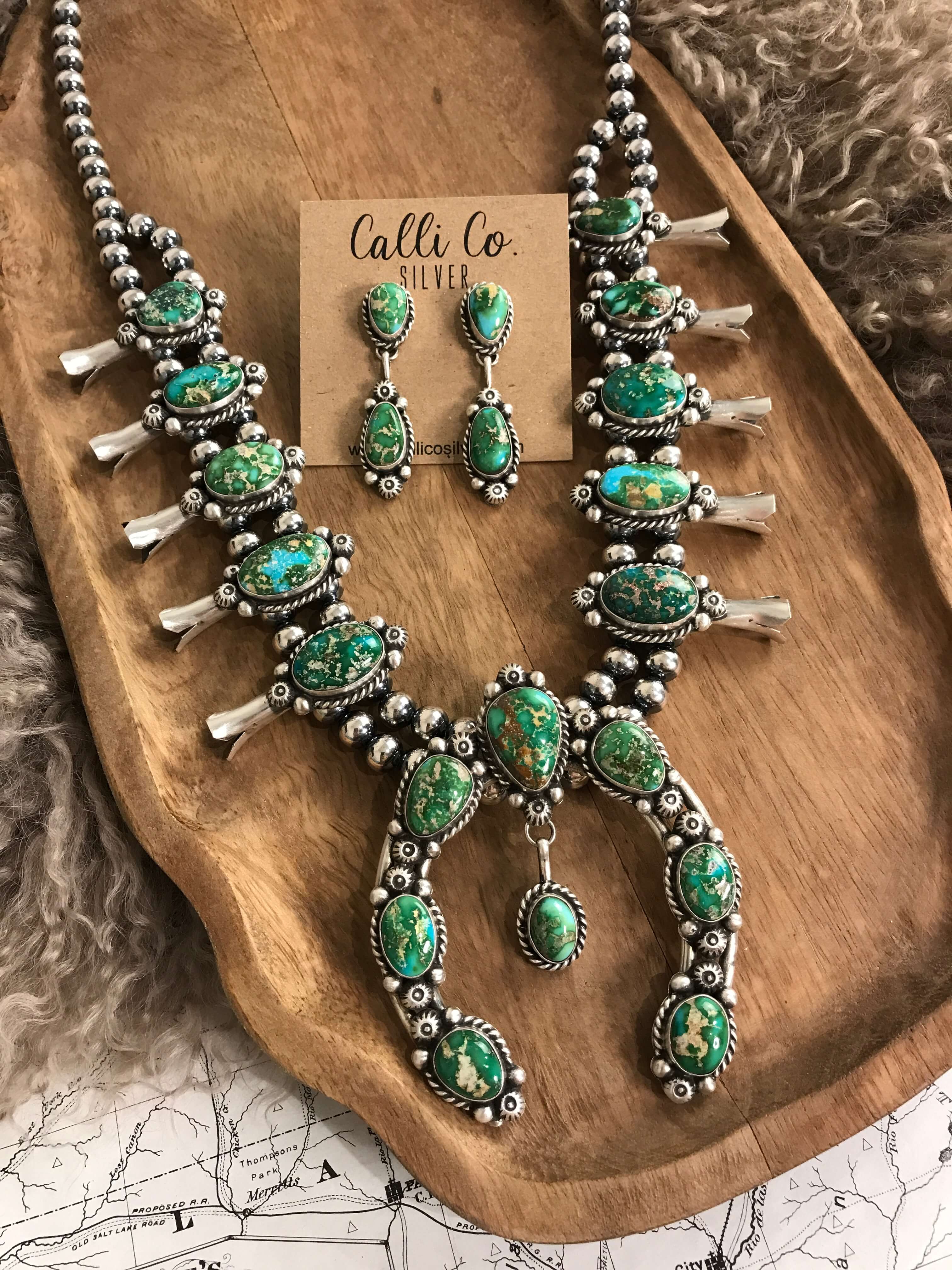 Cotulla Squash Blossom Heirloom Necklace | Calli Co. Silver | Fort