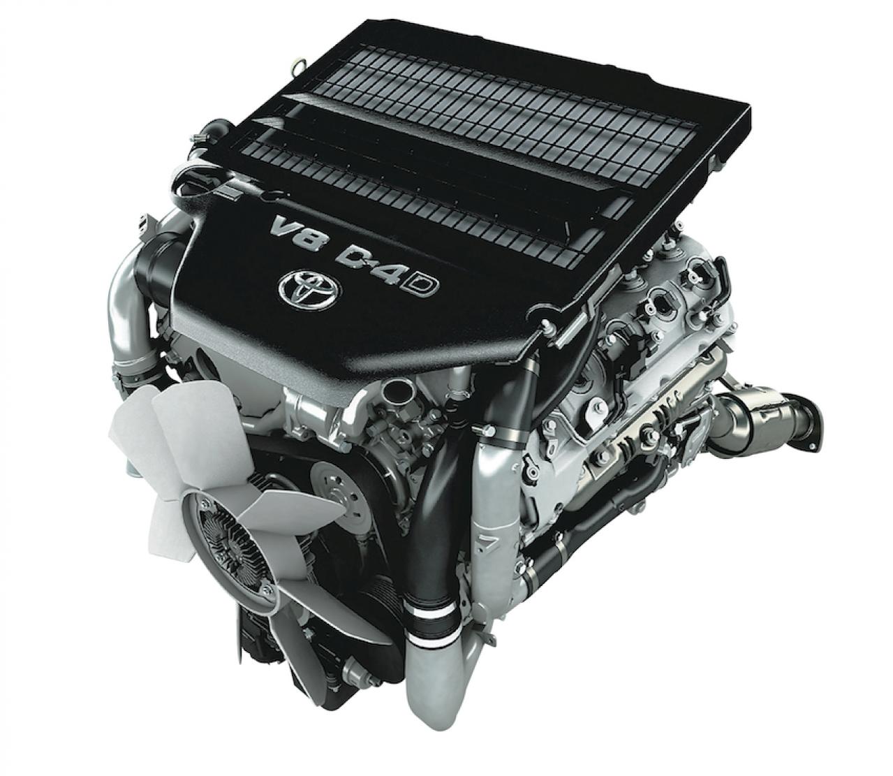 国産唯一の大排気量V8ディーゼル［1VD-FTV］｜エンジンデータブック