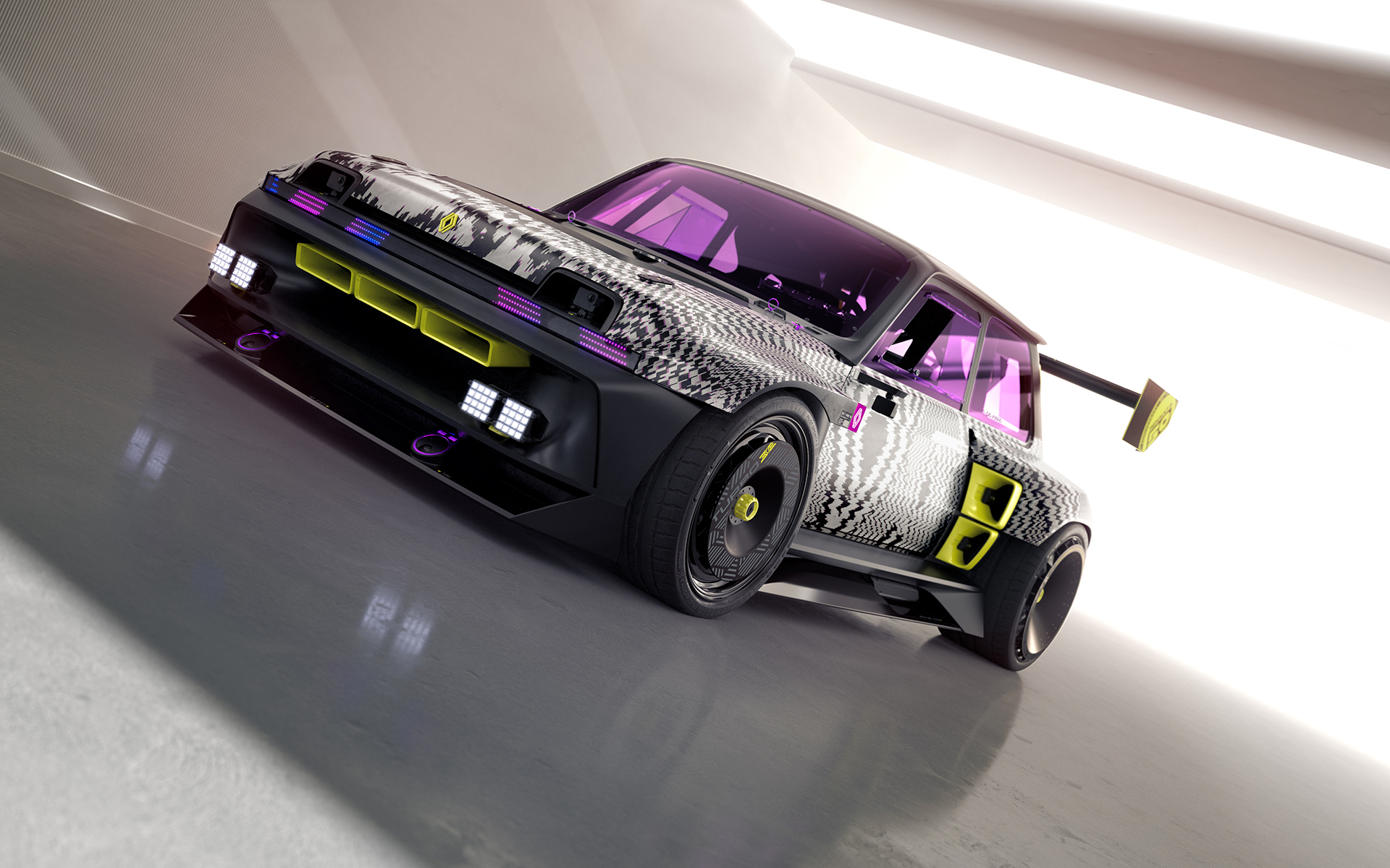 ルノー、「サンク」50周年を記念してバッテリEV「R5 TURBO 3E」公開 後