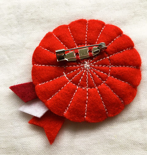 ロゼッタ風ブローチ | Kitchen&Mini Farm