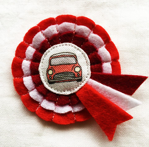 ロゼッタ風ブローチ | Kitchen&Mini Farm