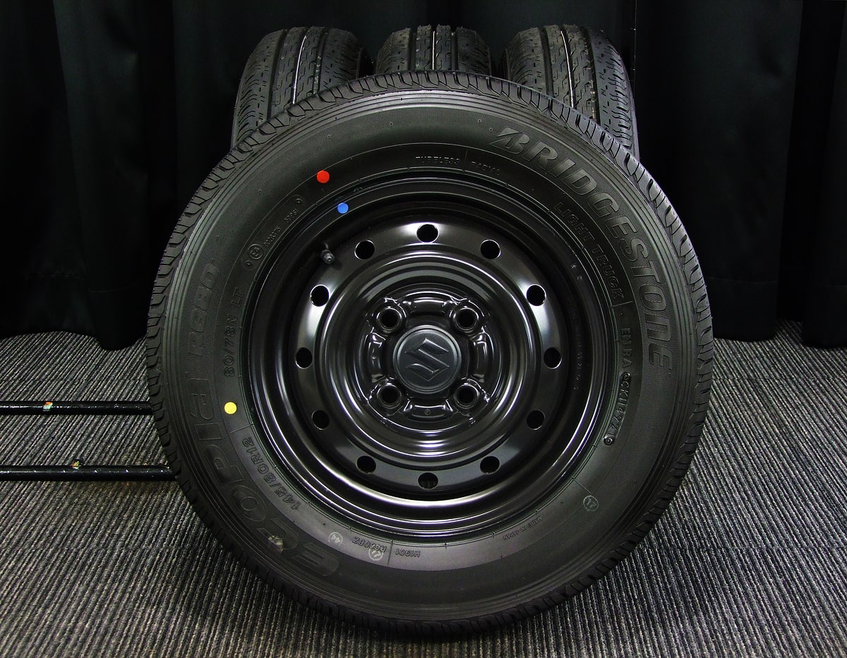 SUZUKI (スズキ) EVERY (エブリィ) 純正 12×4J(+45)PCD100-4H ブラック