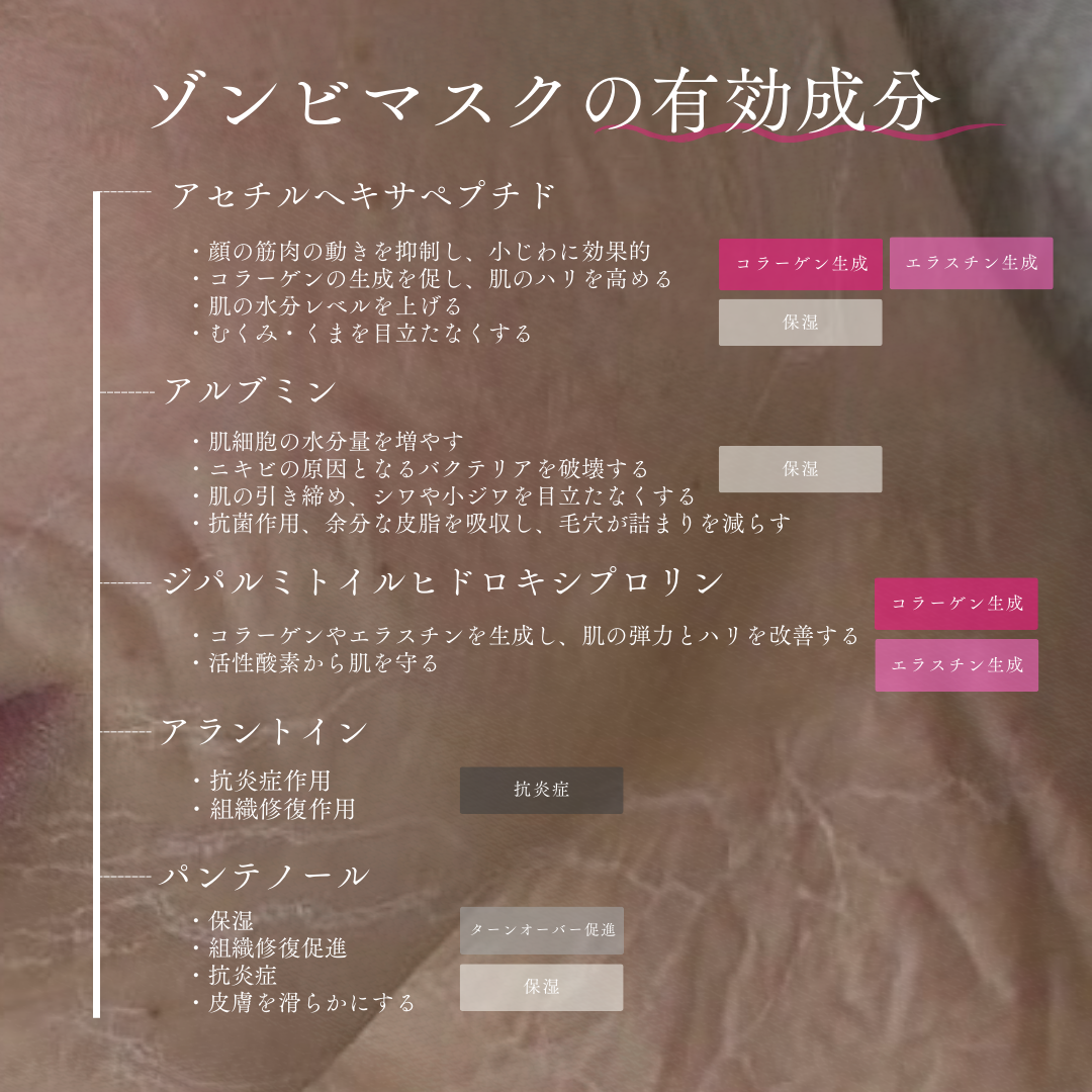 ★エステマックス ゾンビマスク 正規品／人気／小顔／毛穴ケア／引き締めパック★ ゾンビマスク】 塗って放置するとゾンビのような見た目に🧟‍♀️ シワ