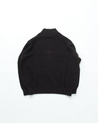 crepuscule Wool Kanoko Half Zip P/O BLACK – CASDAY / キャスデイ