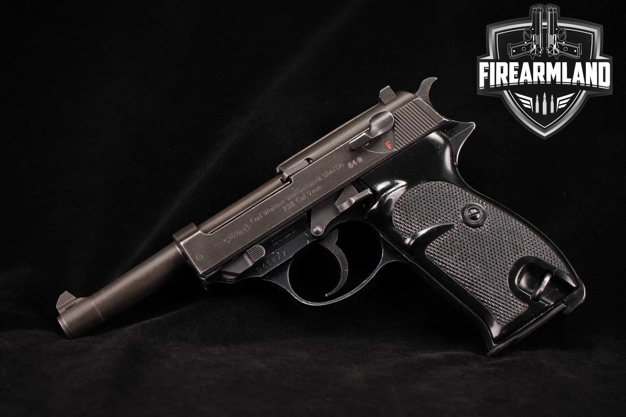 Used Walther P38 Ulm Alloy-Frame Commercial Auction | FirearmLand