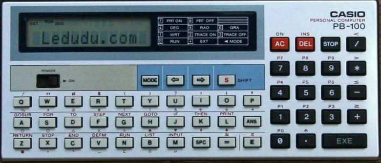 Casio - The PB-100 series - - Pocket computer - Casio The PB100