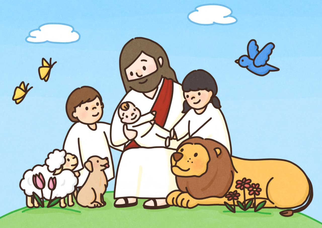 微笑んでいるイエス - カトリック都筑教会