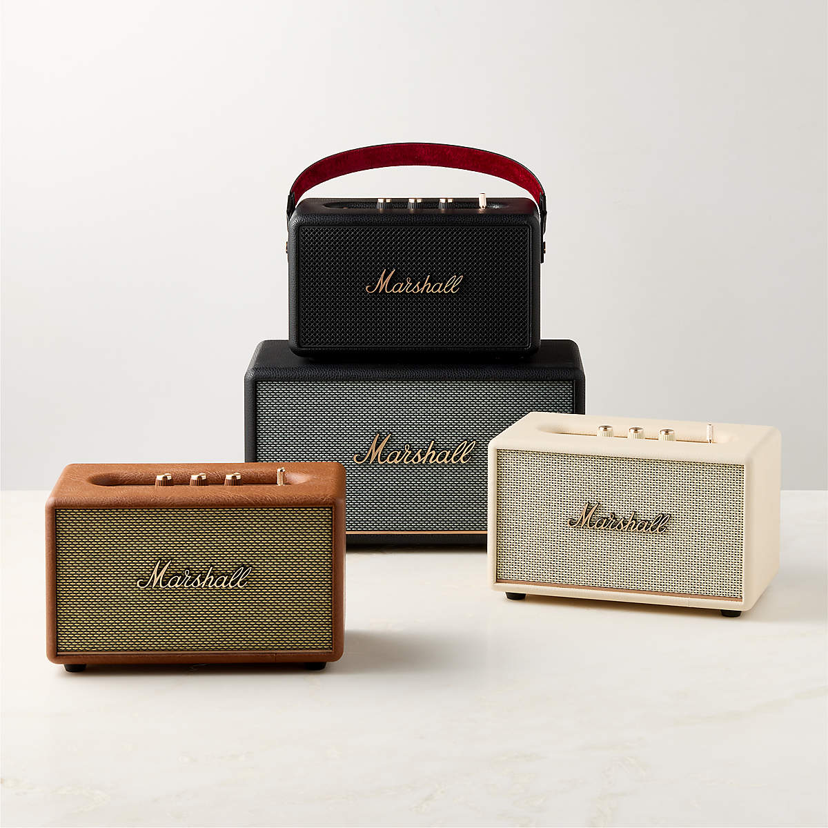 Marshall Acton III Cream Bluetooth Speaker + Reviews | CB2