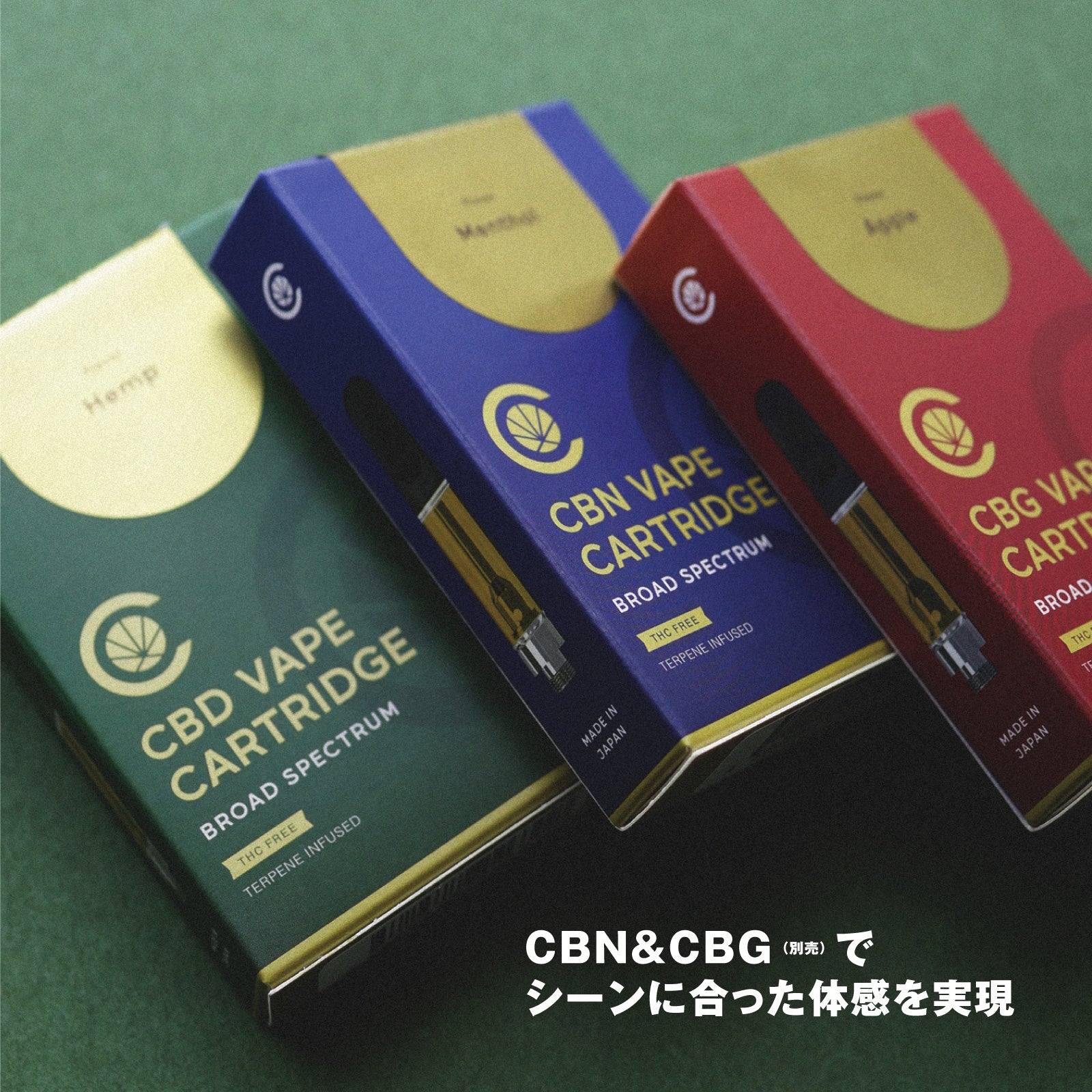 CBD 90% リキッドカートリッジ 1g ( CBD 300mg CBN 300mg CBG 300mg