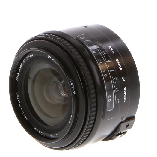 Sigma 24mm f/2.8 Macro Super-Wide II Lens for Canon EF-Mount {52} (