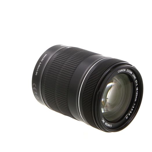 Canon EF-S 18-135mm f/3.5-5.6 IS Autofocus APS-C Lens, Black {67