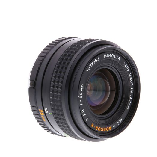 Minolta 28mm F/2.8 W Rokkor X MC Mount Manual Focus Lens {55}