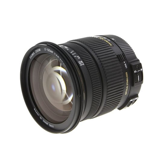 Sigma 17-50mm f/2.8 EX DC OS HSM (FLD) Autofocus APS-C Lens for