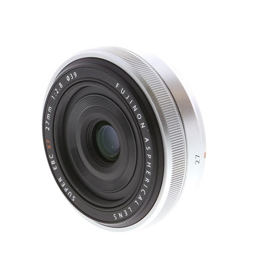 FUJIFILM XF 27mm f/2.8 Fujinon APS-C Lens for X-Mount, Silver {39}