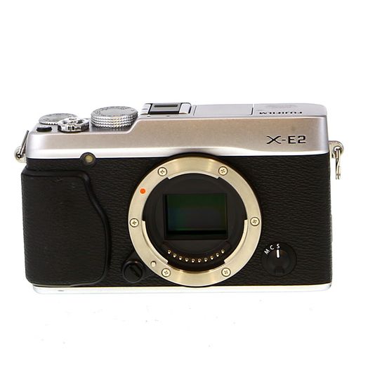 FUJIFILM X-E2 Mirrorless Camera Body, Silver {16.3MP}